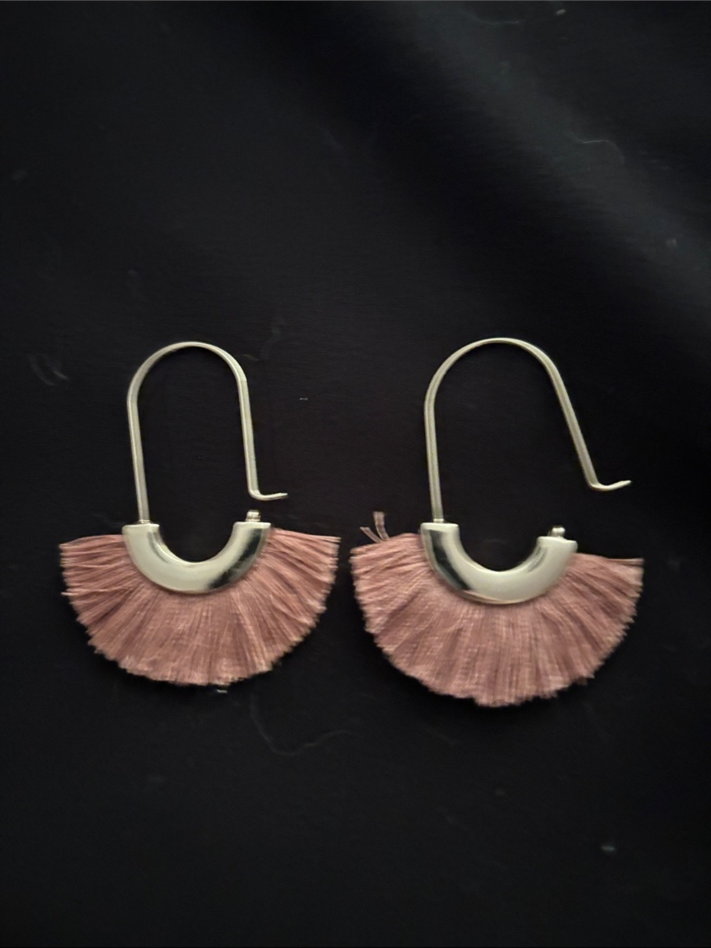 Fringe Fan Drop Earrings